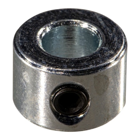 Midwest Fastener 1/4" Zinc Plated Steel Double Split Clamping Collar 2PK 933561